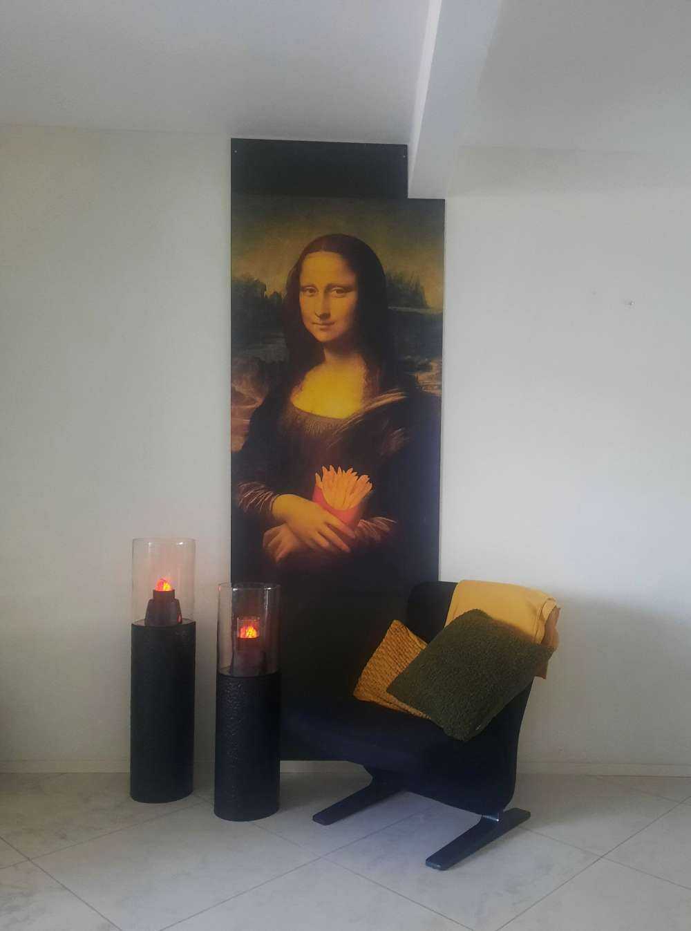 Mona Lisa med pommes frites