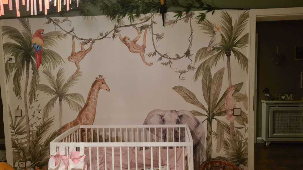 Afrikanske dyr i jungle