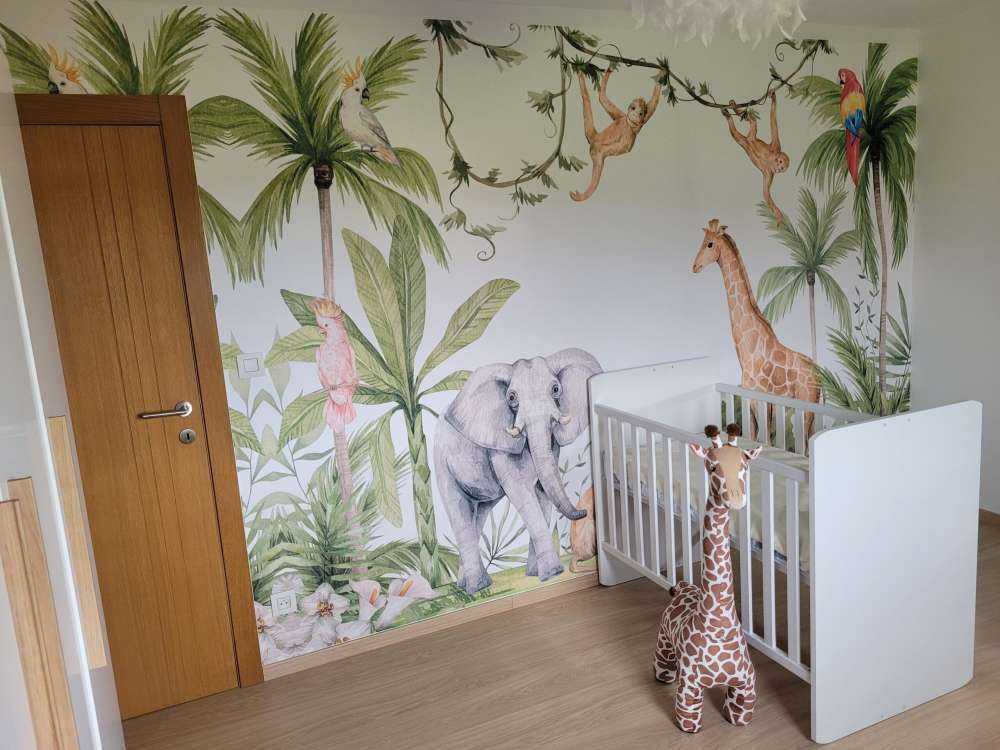 Afrikanske dyr i jungle