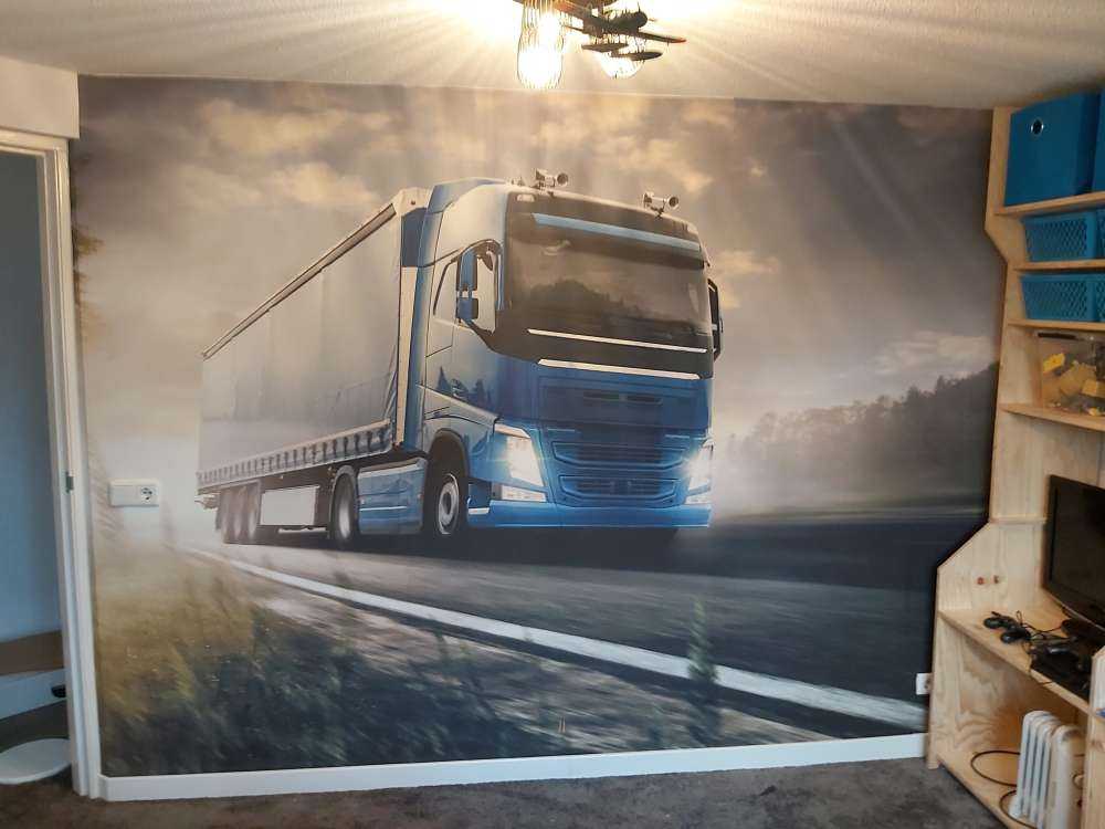 Foto tapet lastbil