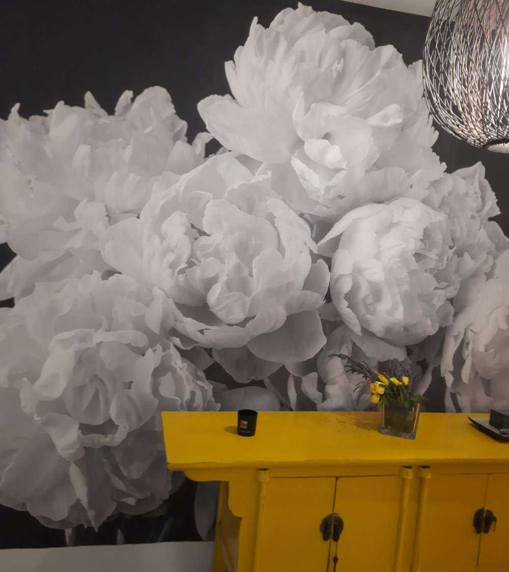 Buket af pæoner vintage