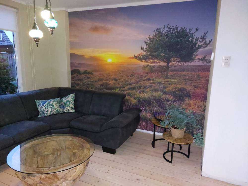 Solnedgang på myren