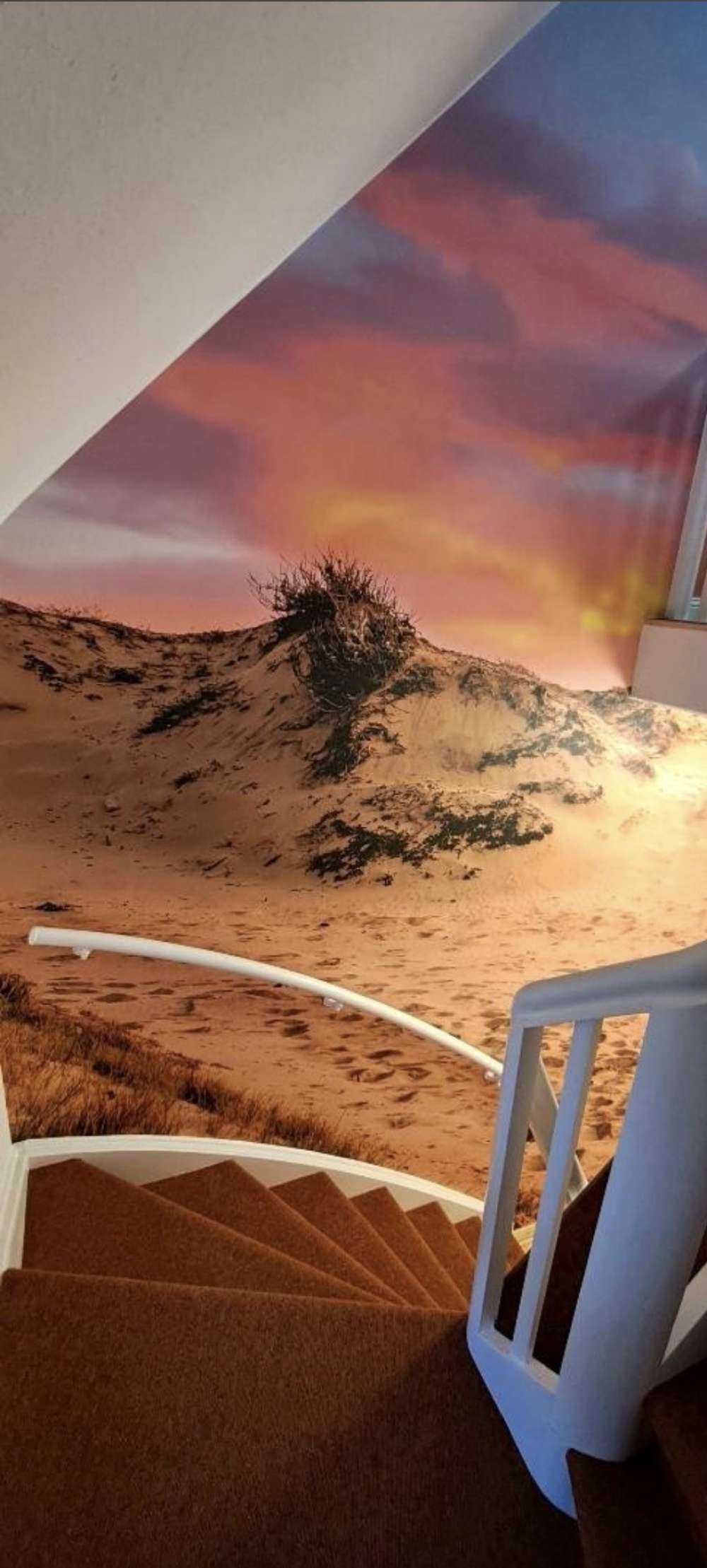 Solnedgang fra sanddynene