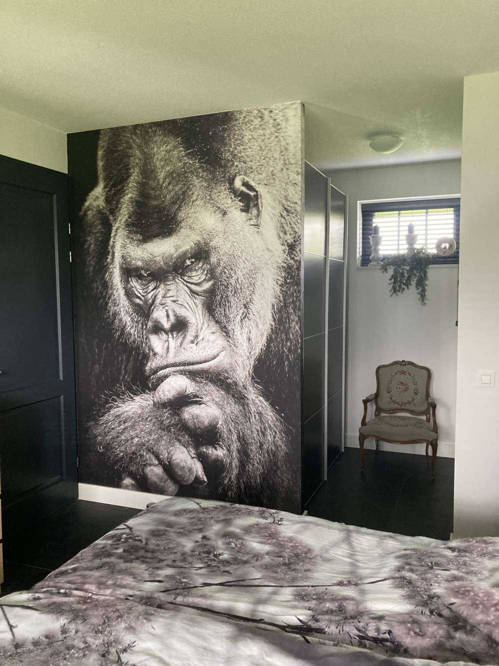 Närbild av en gorilla