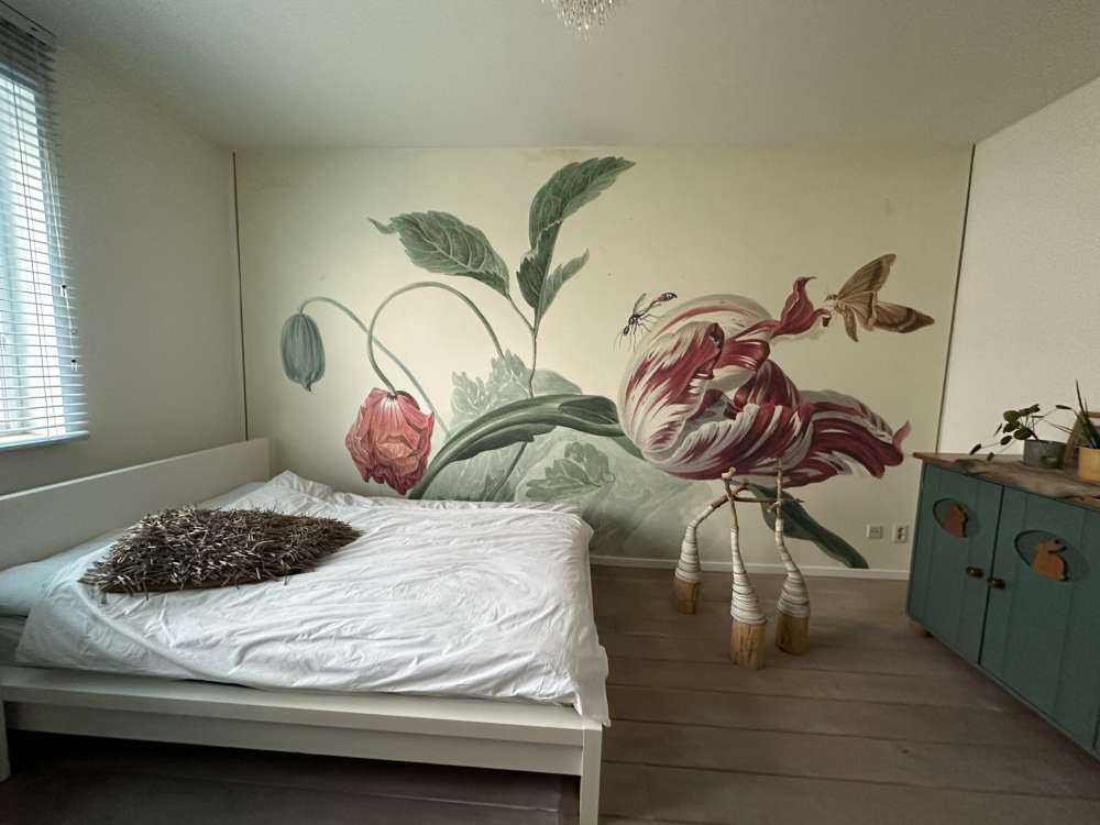 tulipann og en valmue, Willem van Leen