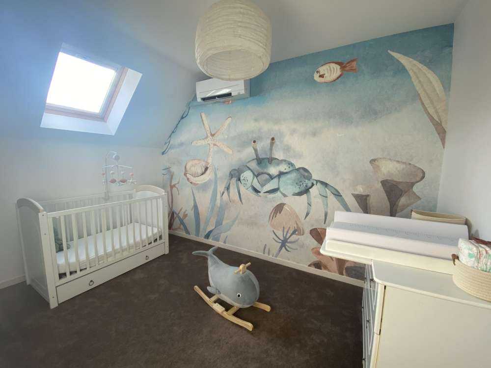 Akvarel havskildpadde