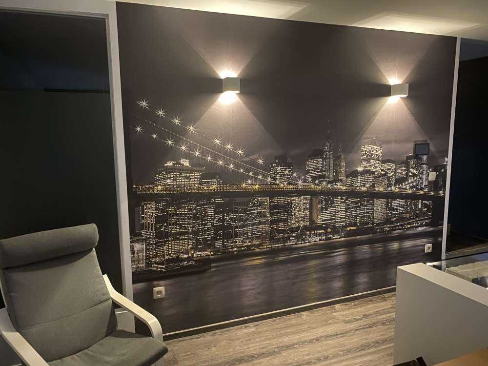 Brooklyn Bridge på natten