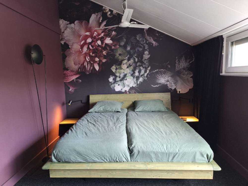 Vintage blomsterbed