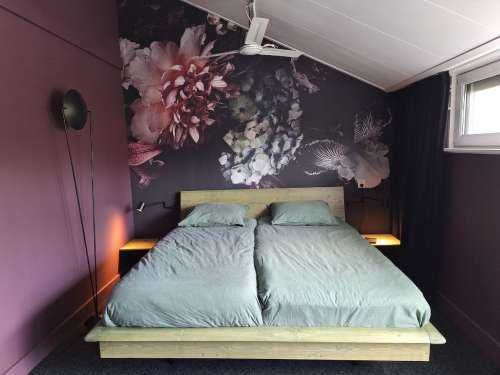 Vintage blomsterbed