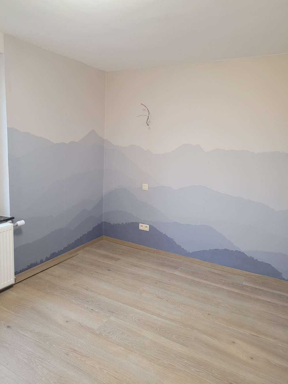 Bjerglandskab i junglen