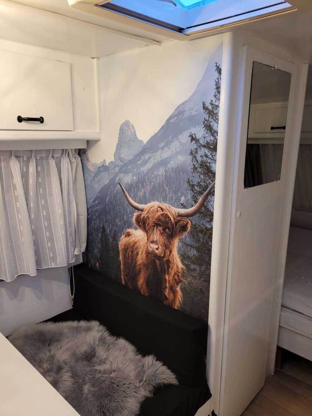 Skotsk hoglandare bloch träden