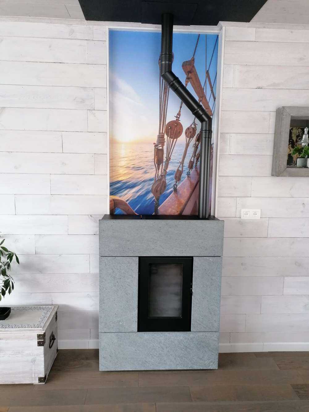 Solnedgång segelbåt