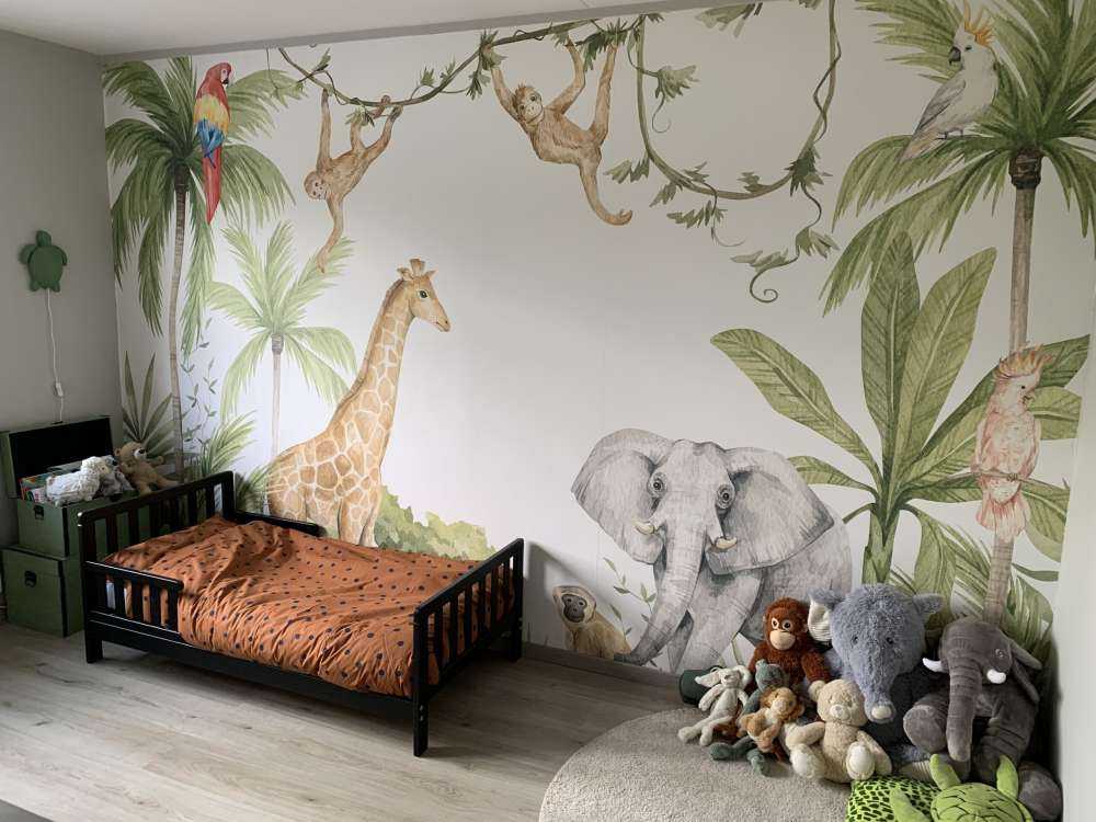 Afrikanske dyr i jungle