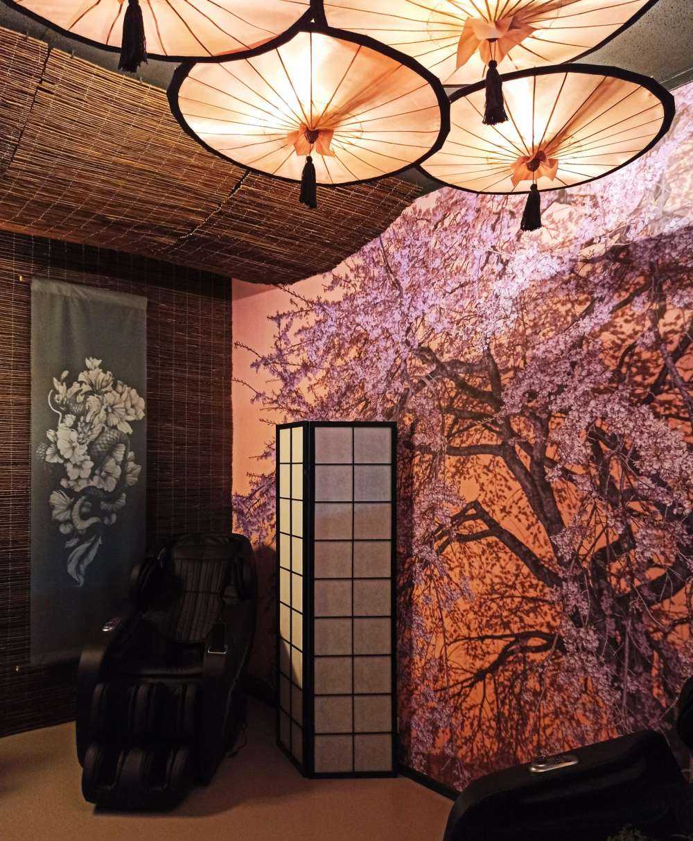 Blomstrer ved solnedgang