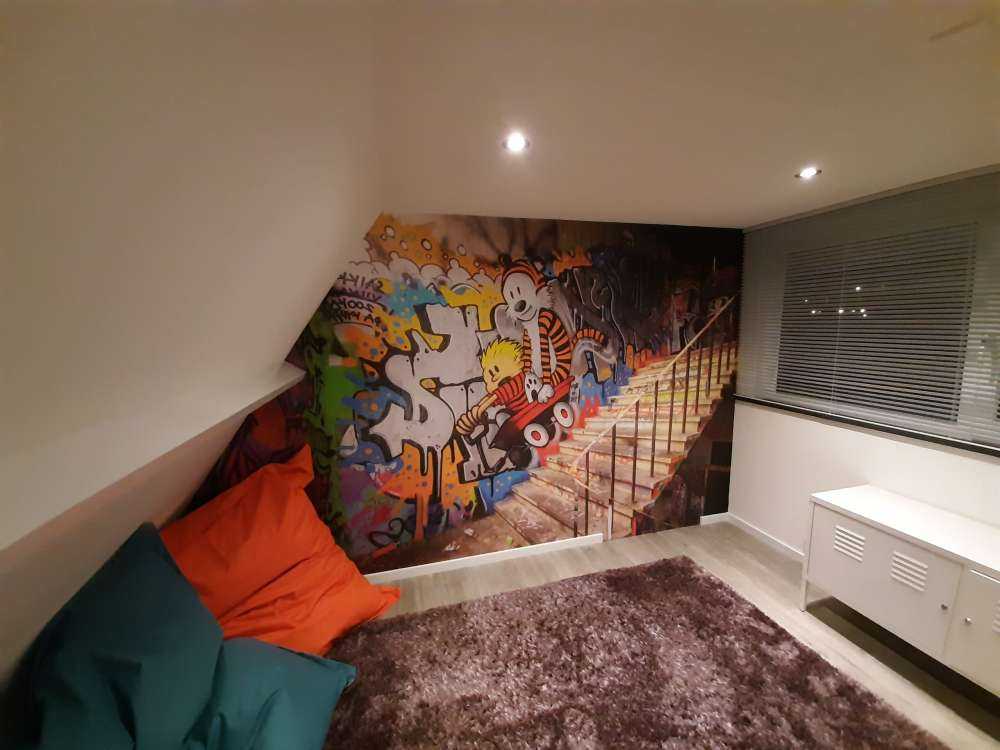 Graffiti med trapper