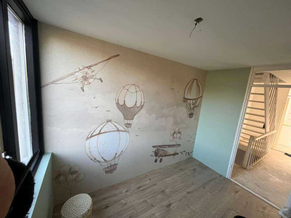 Varmluftsballonger i taupe