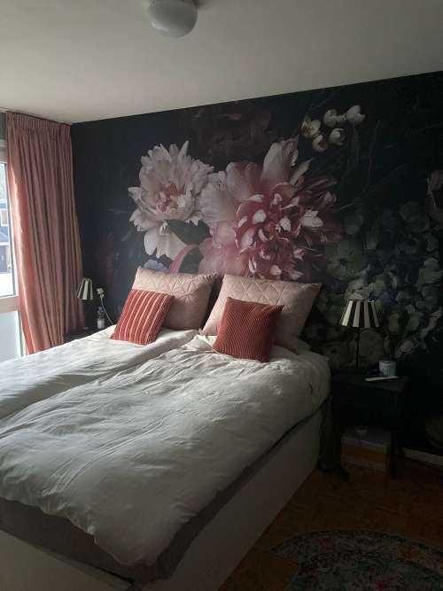 Vintage blomsterbed
