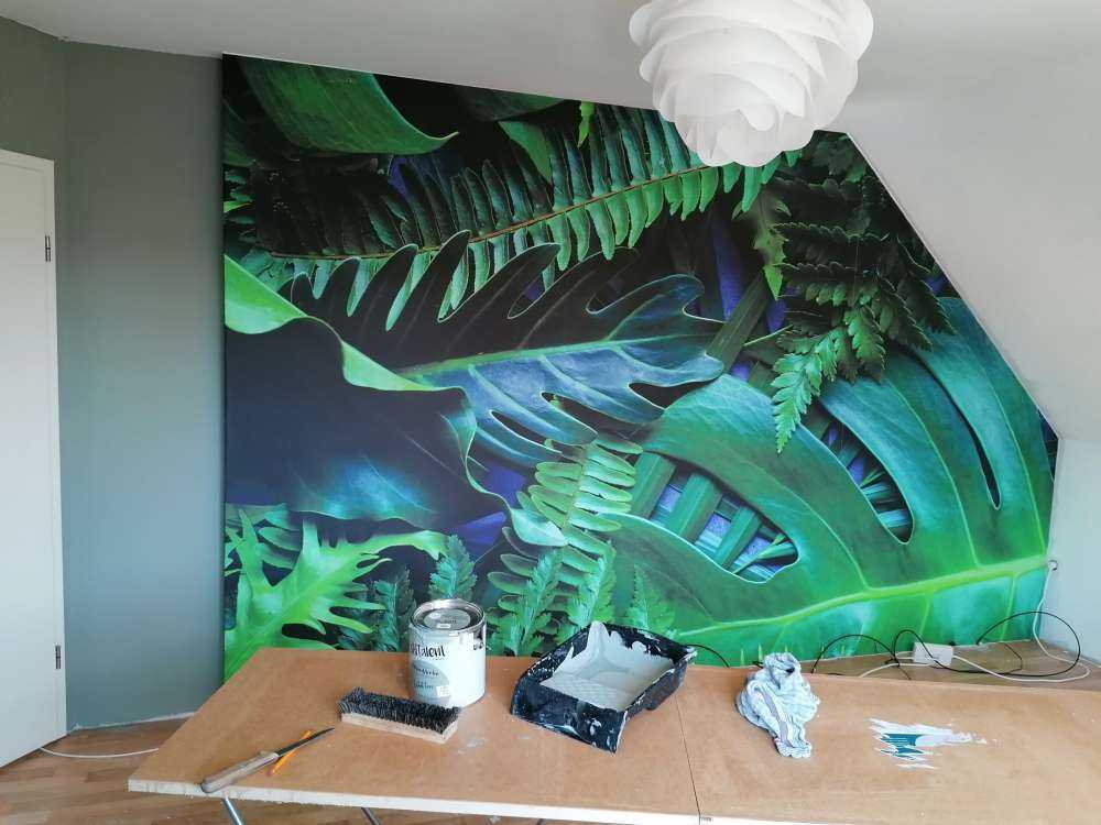 Grønne jungelblader