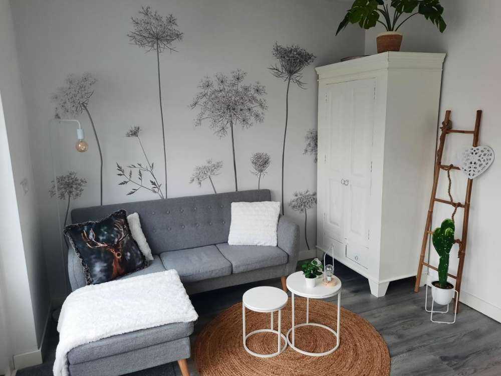 Ko persille i sort og hvid