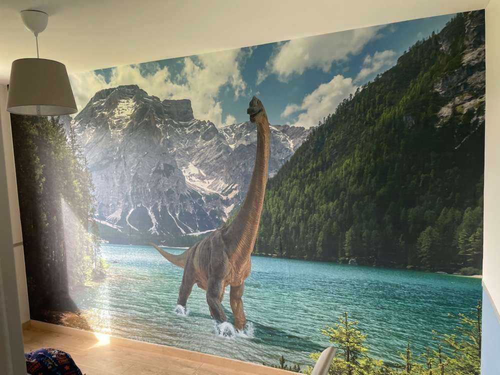 Brachiosaurus i vannet