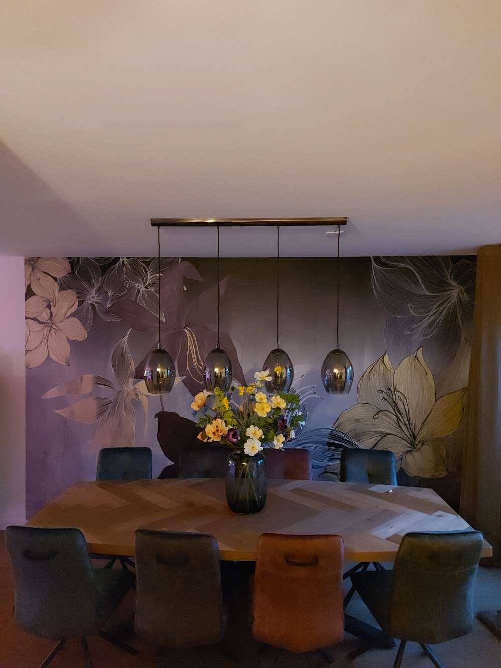 Växthus med tropiska växter