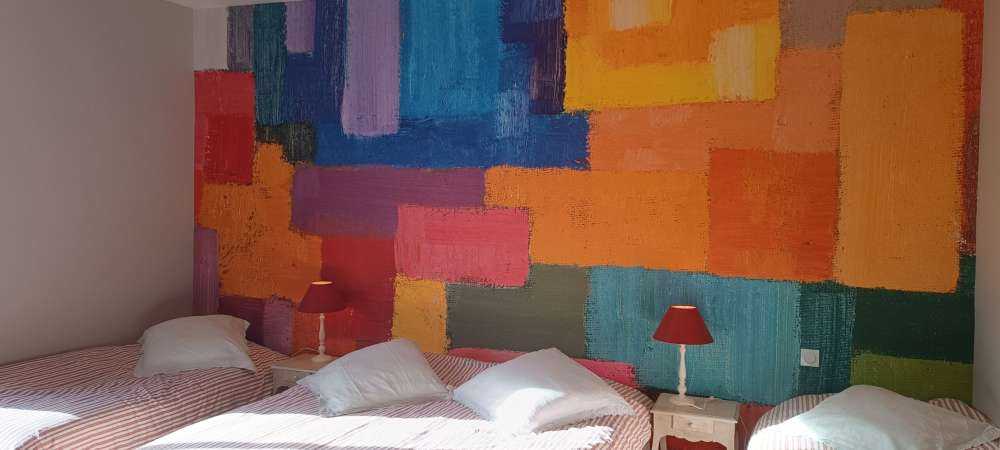 Färgglad ytfördelning