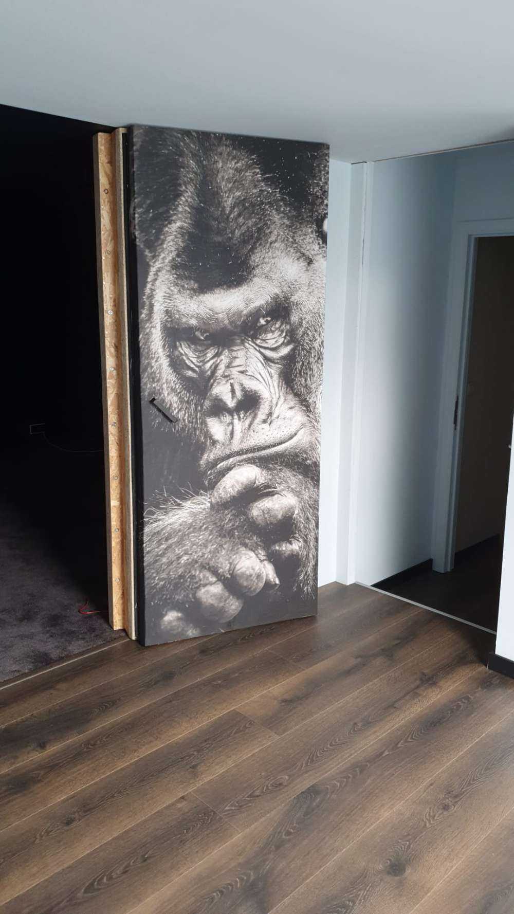 Närbild av en gorilla