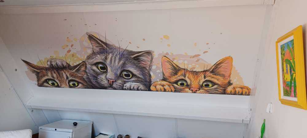 Katter ritning