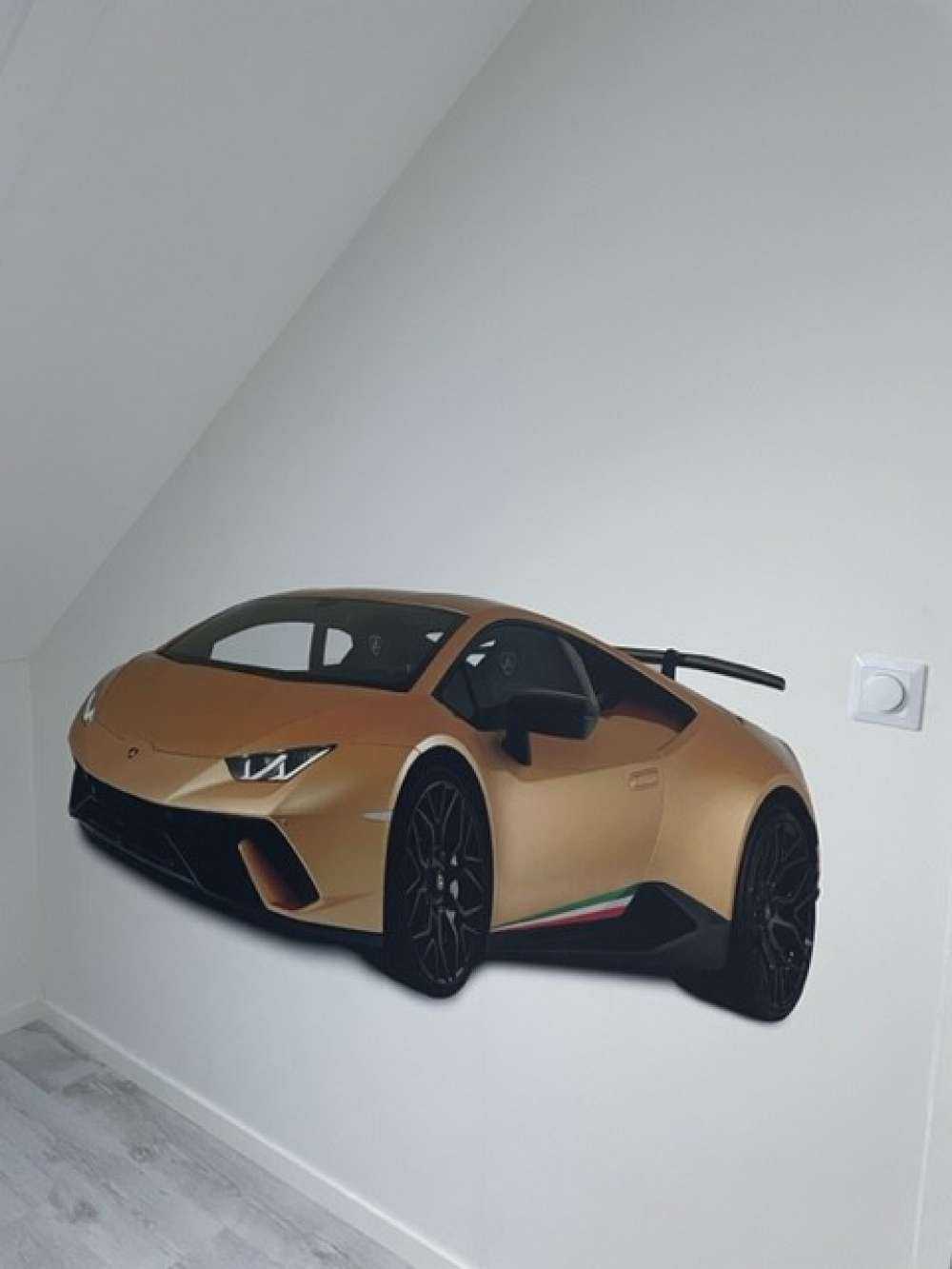 Lamborghini Huracan - Højre front, hvid