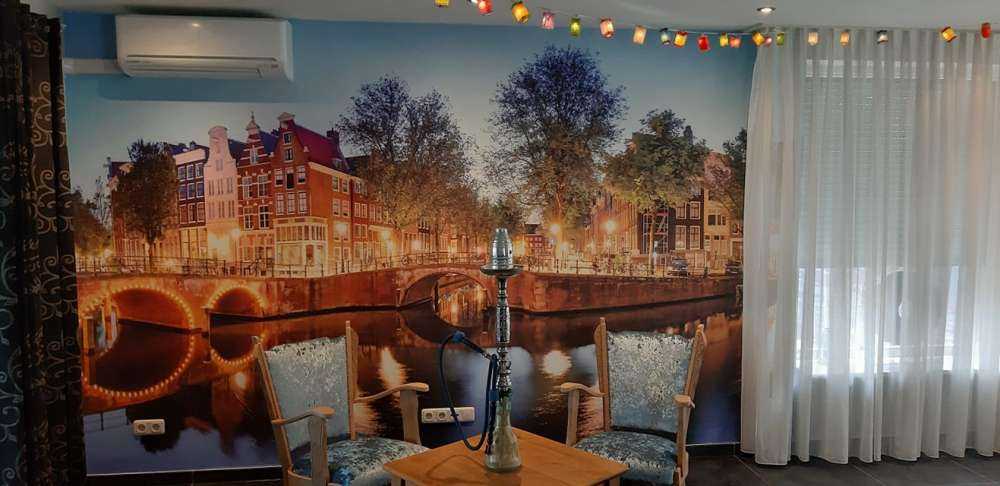 Amsterdam på natten