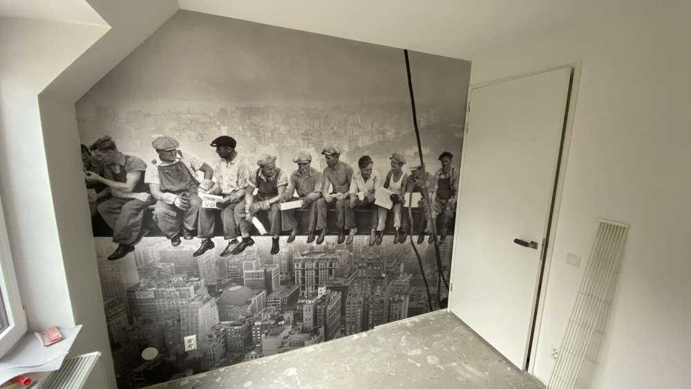 Lunsj ved en skyskraper