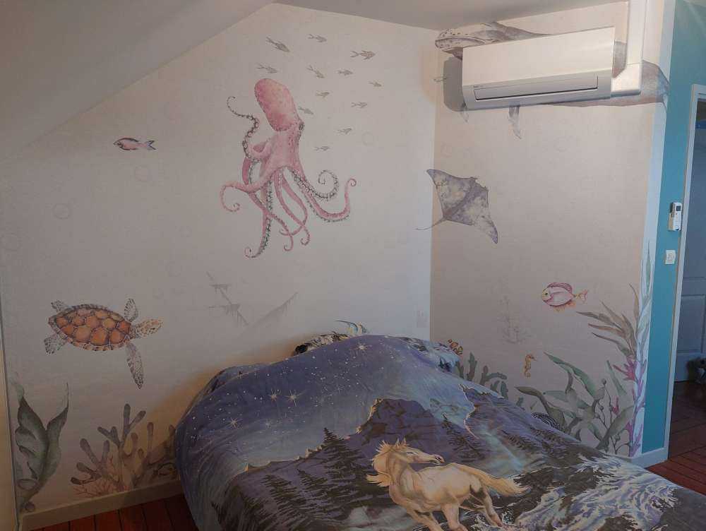 Undersøisk verden af __vandmaling