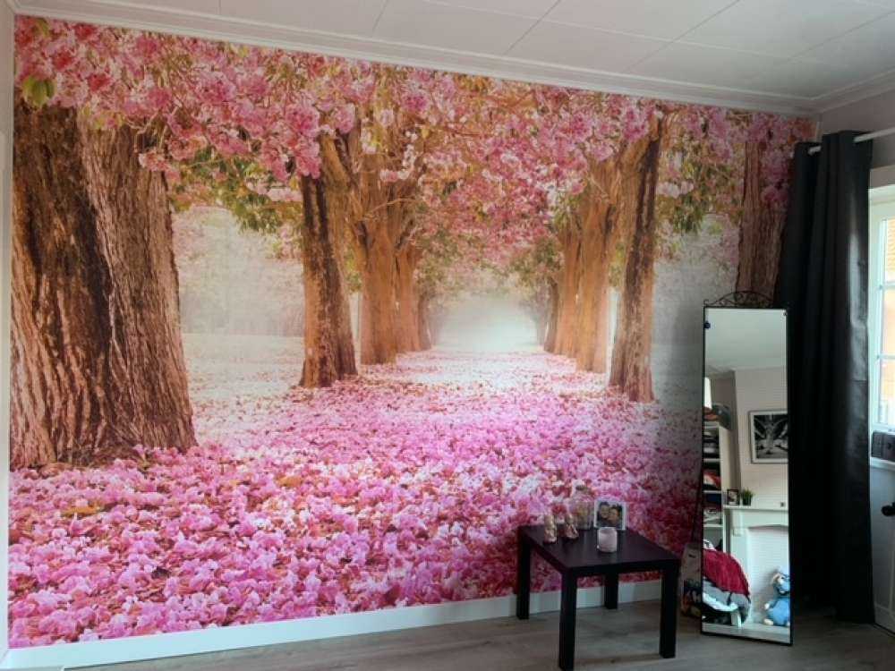 fototapet blomstre