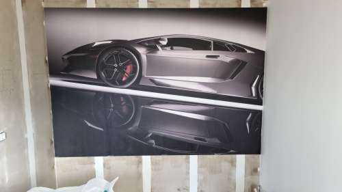 Grå Lamborghini