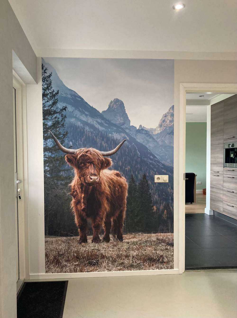 Skotsk hoglandare bloch träden