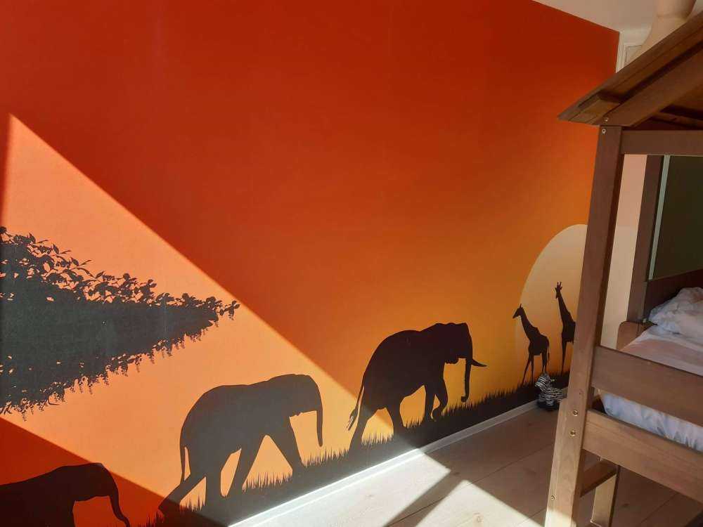 Safari ved solnedgang