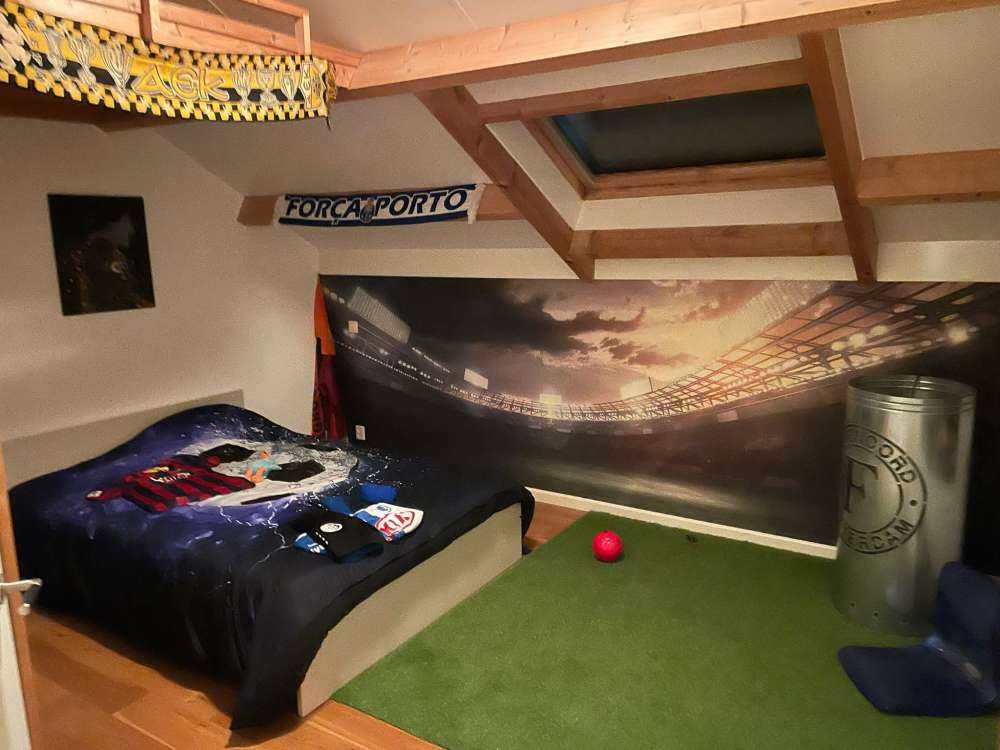 Stadion ved solnedgang