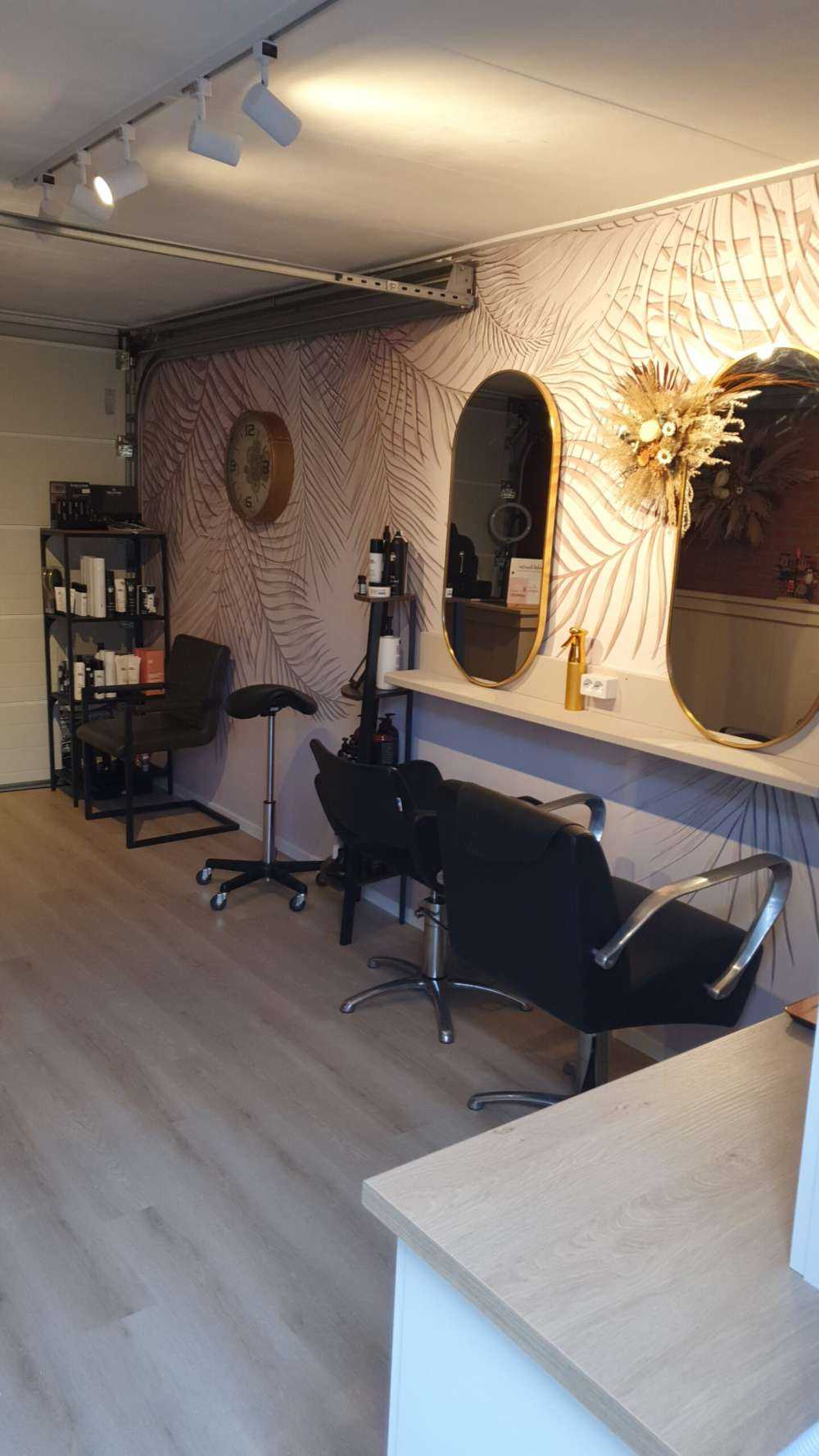 Beige fargede palmeblader