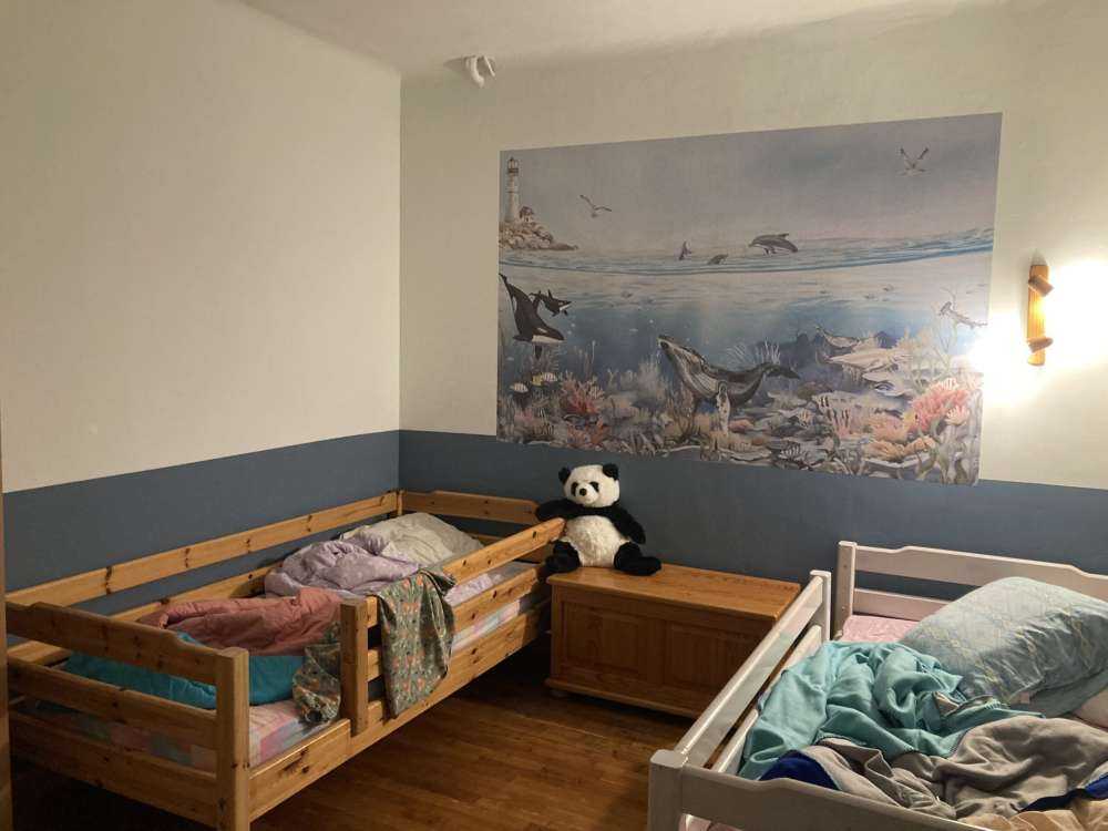 Ocean Landskab med Dyr i Farver