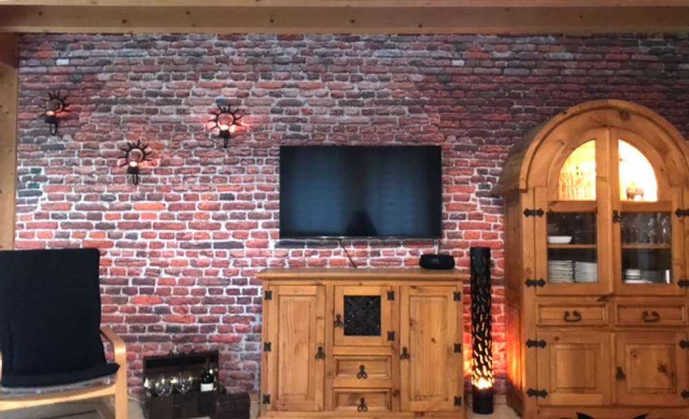 Restaureret ydervæg