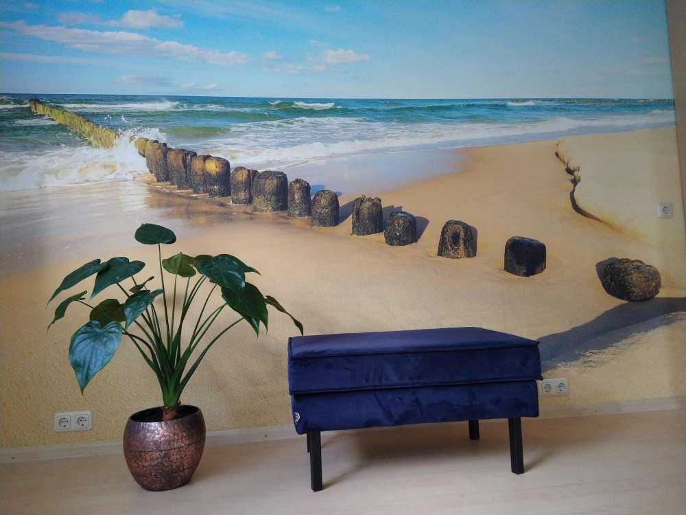 Stranden på en vacker dag