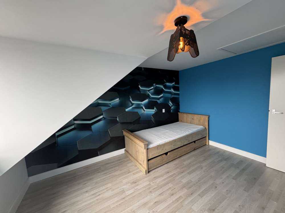 Upplysta 3D-hexagoner