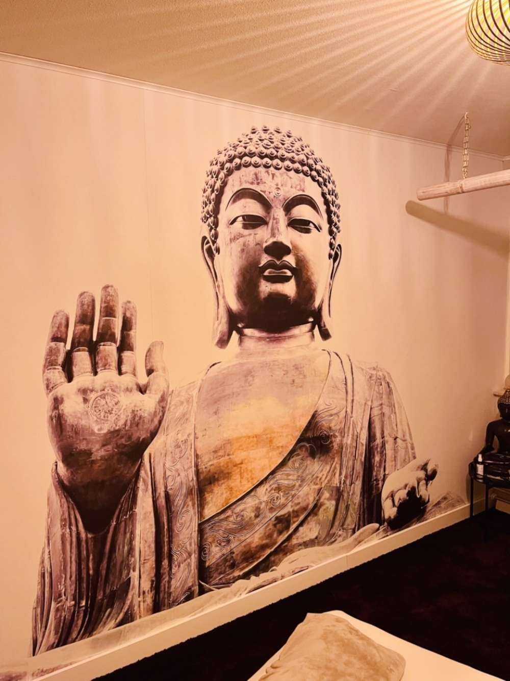 Buddha staty i Hong Kong