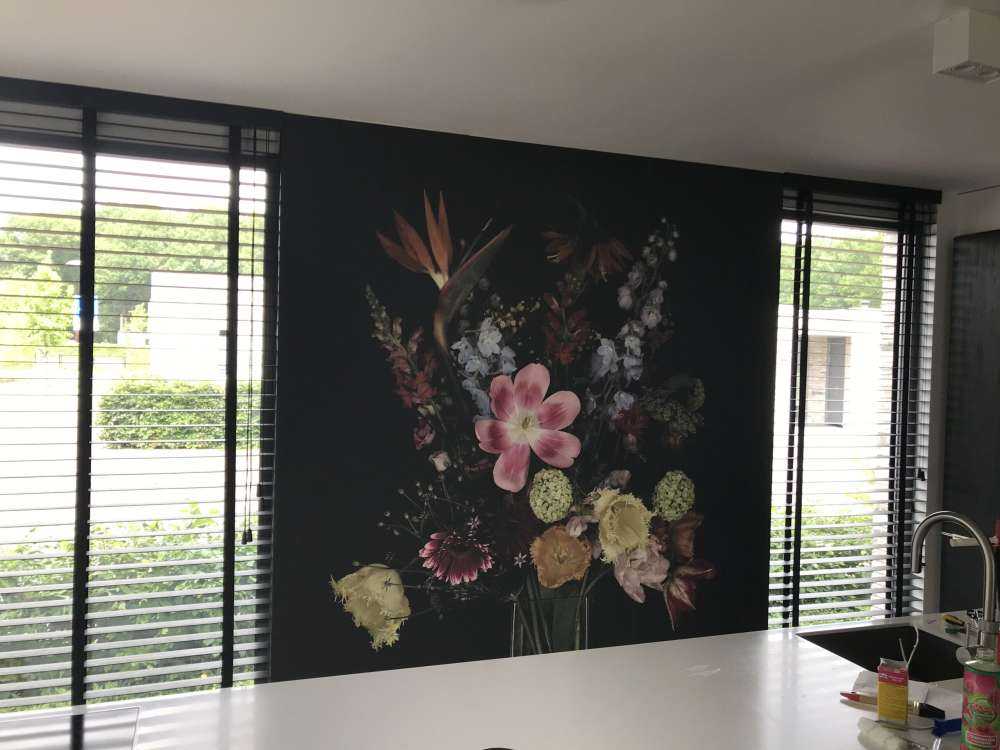 Stilleben af blomster