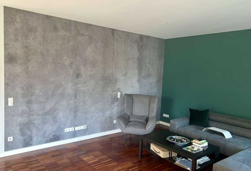 Betong med feiende sprekker