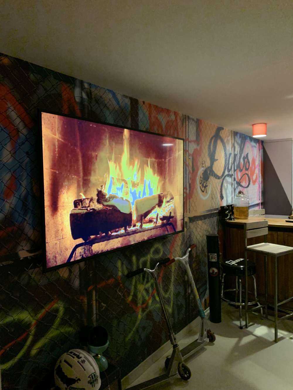 Graffiti på ståldører