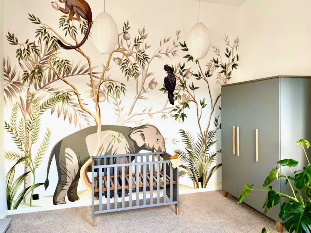 Tegnede dyrr i jungelen