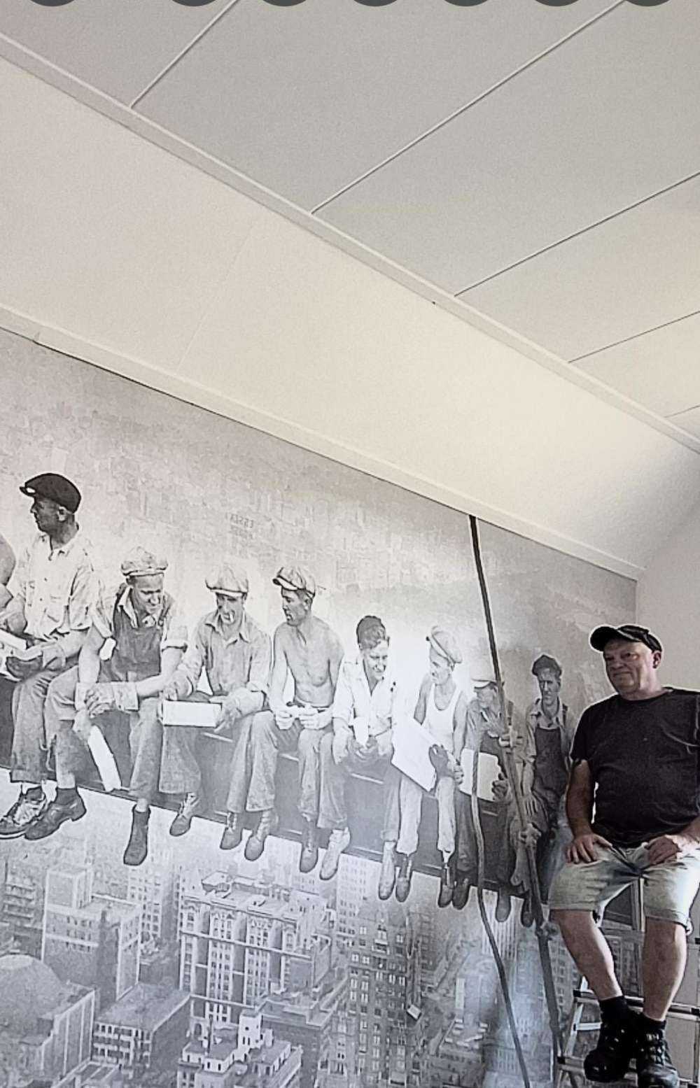 Frokost på en skyskraber