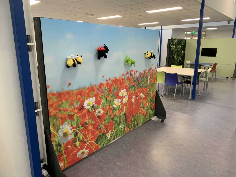 Vallmor och prästkragar