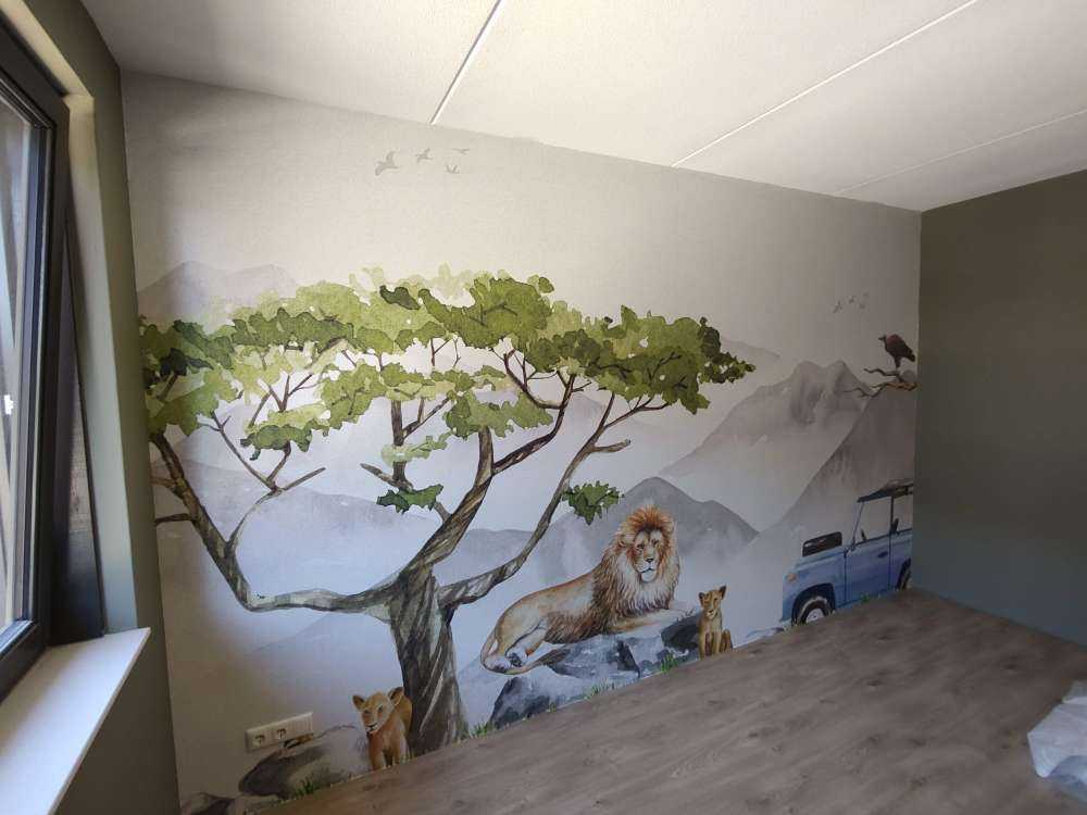 Lejon på safari